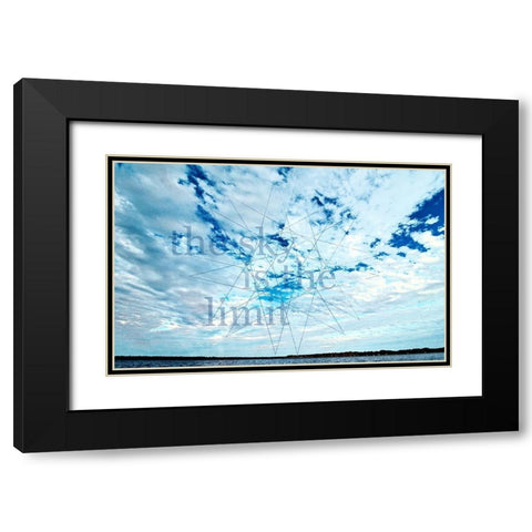 The Sky is the LImit Black Modern Wood Framed Art Print with Double Matting by Nawrocke, Bruce