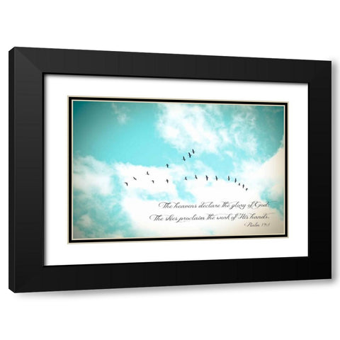 His Hands Black Modern Wood Framed Art Print with Double Matting by Poynter, Kelly