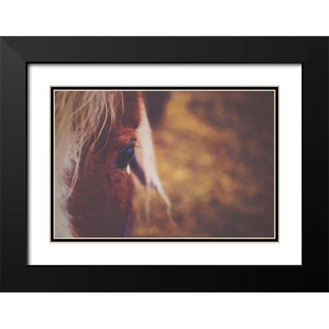 The Eye Black Modern Wood Framed Art Print with Double Matting by Poynter, Kelly