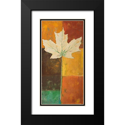 Fall In Love II Black Modern Wood Framed Art Print with Double Matting by Pinto, Patricia