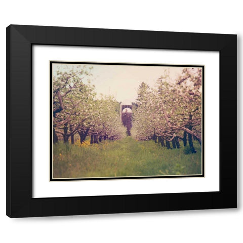 Silo View Black Modern Wood Framed Art Print with Double Matting by Poynter, Kelly