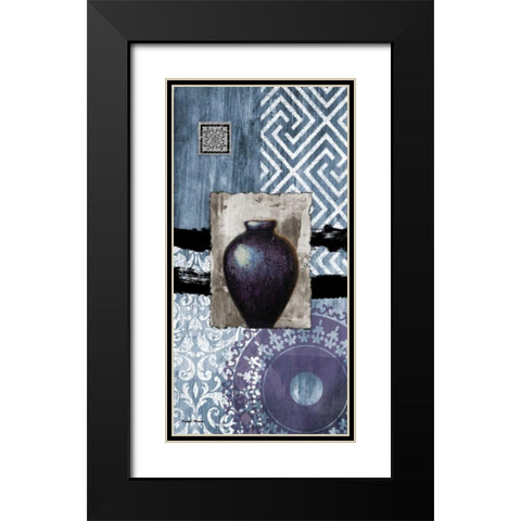 Fall Decorative Black Modern Wood Framed Art Print with Double Matting by Marcon, Michael