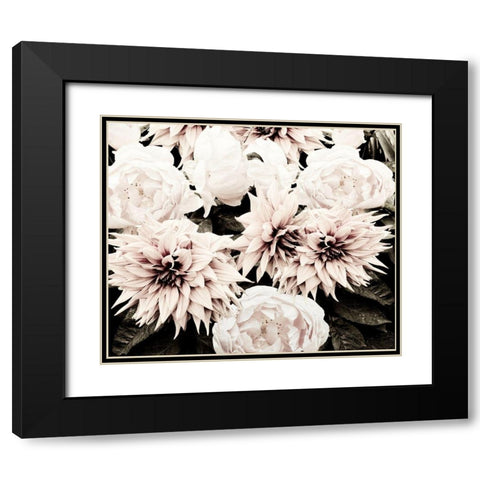 White Washed Garden Black Modern Wood Framed Art Print with Double Matting by Navas, Emily