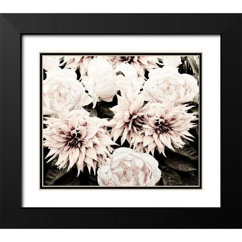 White Washed Garden Black Modern Wood Framed Art Print with Double Matting by Navas, Emily