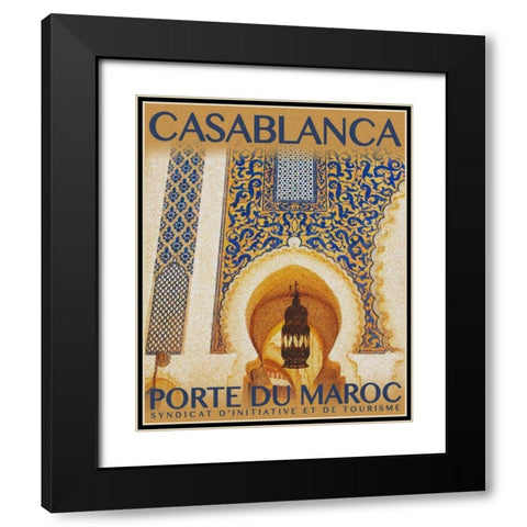 Destination Morocco I Black Modern Wood Framed Art Print with Double Matting by Navas, Emily