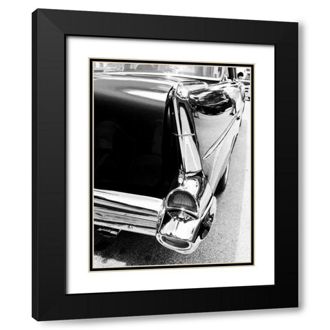 Night Rider IV Black Modern Wood Framed Art Print with Double Matting by Bryant, Susan