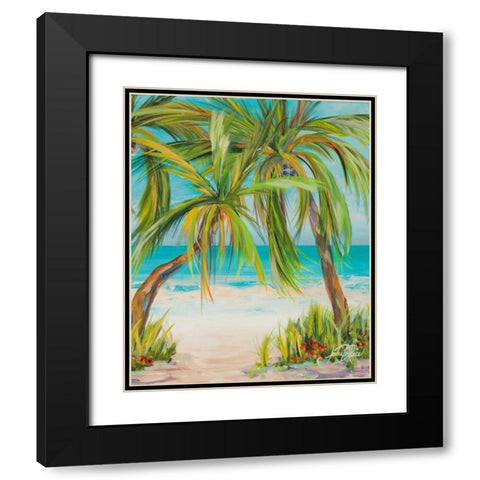 Away From it All II Black Modern Wood Framed Art Print with Double Matting by DeRice, Julie