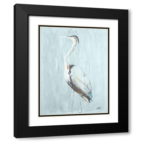Among the Blue I Black Modern Wood Framed Art Print with Double Matting by DeRice, Julie