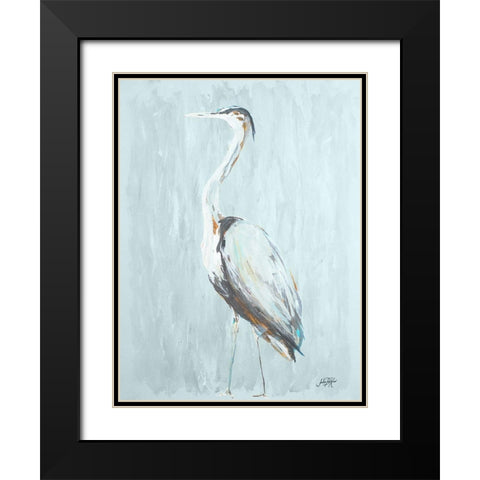Among the Blue I Black Modern Wood Framed Art Print with Double Matting by DeRice, Julie