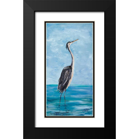 Among the Water II Black Modern Wood Framed Art Print with Double Matting by DeRice, Julie