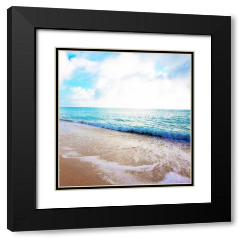 Golden Sands I Black Modern Wood Framed Art Print with Double Matting by Bryant, Susan