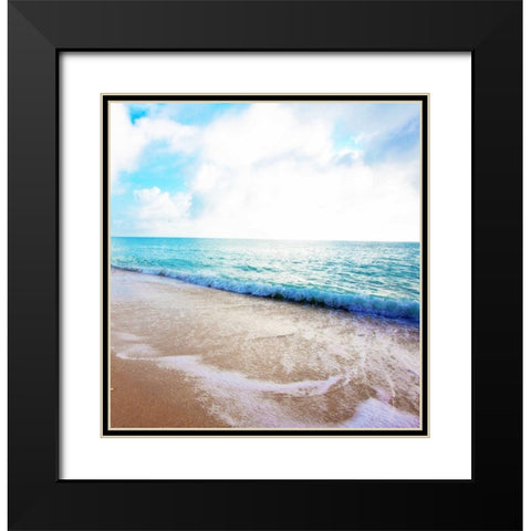 Golden Sands I Black Modern Wood Framed Art Print with Double Matting by Bryant, Susan