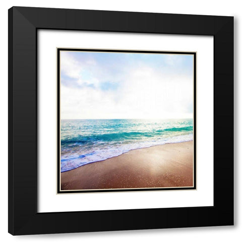 Golden Sands II Black Modern Wood Framed Art Print with Double Matting by Bryant, Susan