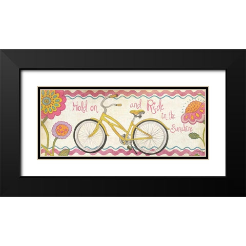 Fun Wheels I Black Modern Wood Framed Art Print with Double Matting by Medley, Elizabeth