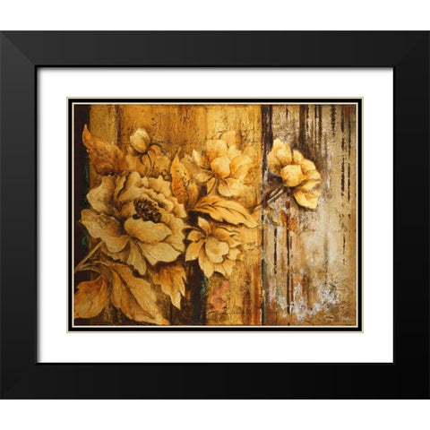 Elegance II Black Modern Wood Framed Art Print with Double Matting by Pinto, Patricia