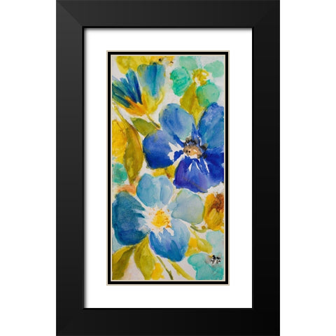 Summer Sonata II Black Modern Wood Framed Art Print with Double Matting by Loreth, Lanie