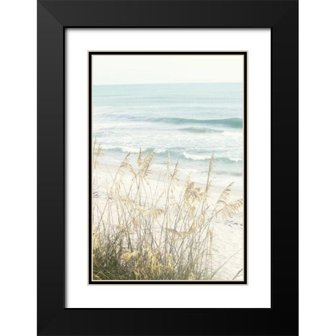Beach Days Black Modern Wood Framed Art Print with Double Matting by Peck, Gail