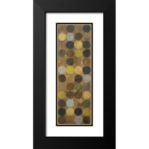 Modulation I Black Modern Wood Framed Art Print with Double Matting by Marcon, Michael