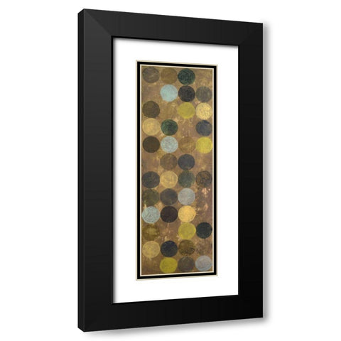 Modulation II Black Modern Wood Framed Art Print with Double Matting by Marcon, Michael