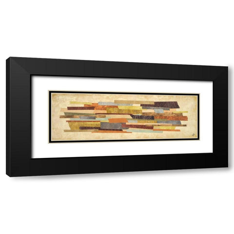 Elemental I Black Modern Wood Framed Art Print with Double Matting by Marcon, Michael