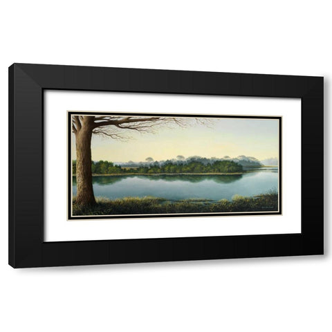 Peaceful Afternoon Black Modern Wood Framed Art Print with Double Matting by Nawrocke, Bruce