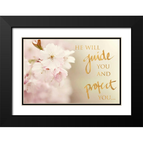 Guide and Protect Black Modern Wood Framed Art Print with Double Matting by Gardner, Sarah