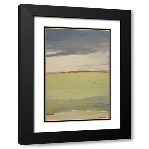 Flatlands I Black Modern Wood Framed Art Print with Double Matting by Loreth, Lanie