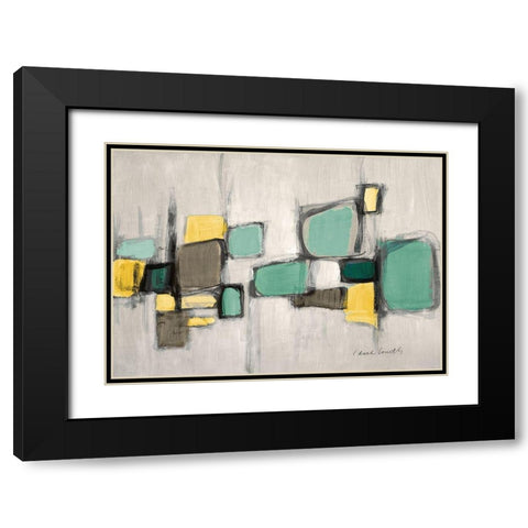 Cityside Gray Black Modern Wood Framed Art Print with Double Matting by Loreth, Lanie