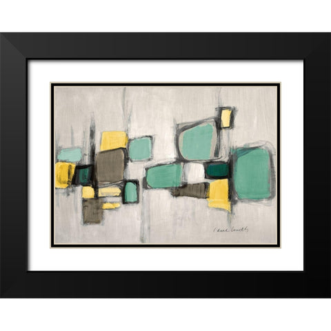 Cityside Gray Black Modern Wood Framed Art Print with Double Matting by Loreth, Lanie