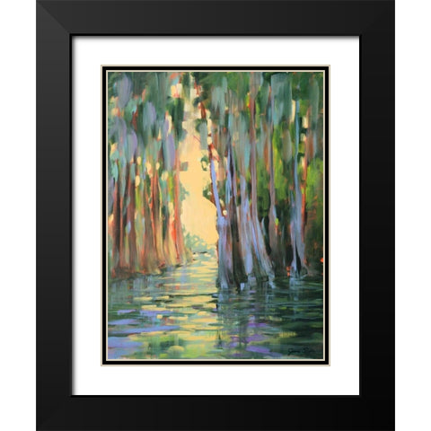 Through the Marsh I Black Modern Wood Framed Art Print with Double Matting by Slivka, Jane