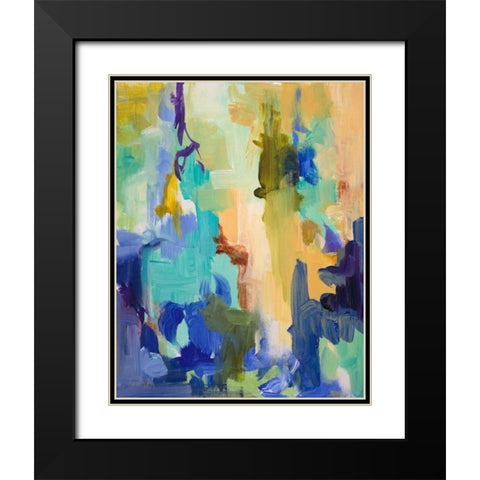 Serenade I Black Modern Wood Framed Art Print with Double Matting by Loreth, Lanie