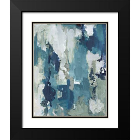 Cool Serenade II Black Modern Wood Framed Art Print with Double Matting by Loreth, Lanie