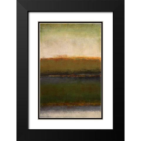 Mossy Landscape Black Modern Wood Framed Art Print with Double Matting by Loreth, Lanie