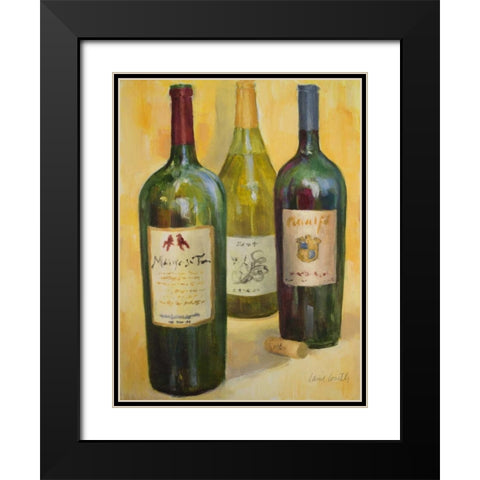Time for Wine II Black Modern Wood Framed Art Print with Double Matting by Loreth, Lanie