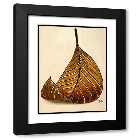 Simple and Interesting II Black Modern Wood Framed Art Print with Double Matting by Pinto, Patricia