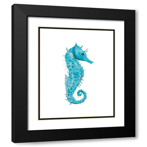 Curly Tails I Black Modern Wood Framed Art Print with Double Matting by Edwins, Hugo