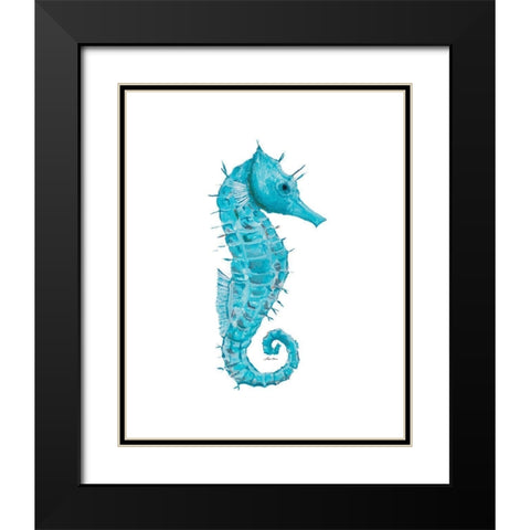 Curly Tails I Black Modern Wood Framed Art Print with Double Matting by Edwins, Hugo