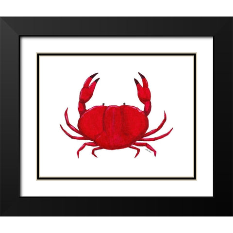 Pincher III Black Modern Wood Framed Art Print with Double Matting by Edwins, Hugo
