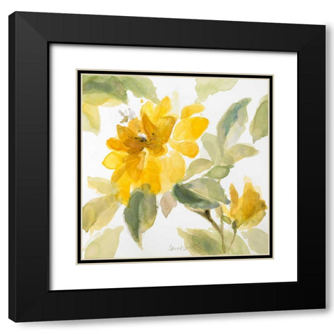 Early May Blooms I Black Modern Wood Framed Art Print with Double Matting by Loreth, Lanie