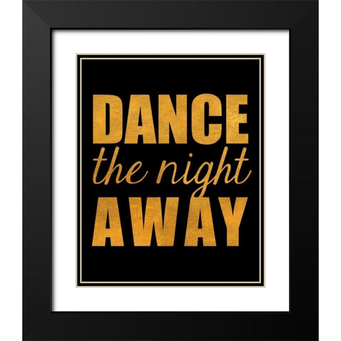Be and Dance I Black Modern Wood Framed Art Print with Double Matting by Studio, SD Graphics