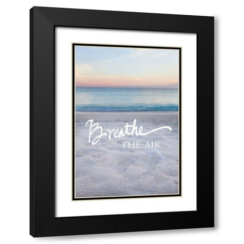 Breathe the Air Black Modern Wood Framed Art Print with Double Matting by Bryant, Susan