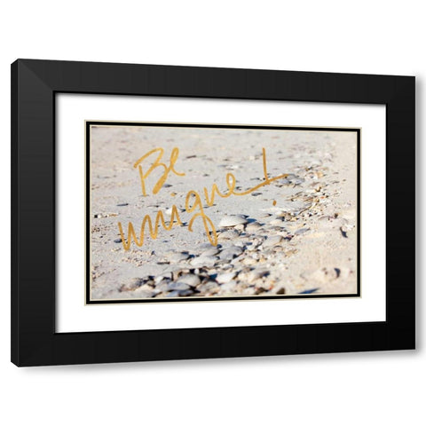 Be Unique Black Modern Wood Framed Art Print with Double Matting by Bryant, Susan