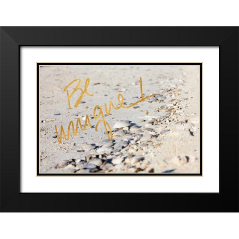 Be Unique Black Modern Wood Framed Art Print with Double Matting by Bryant, Susan