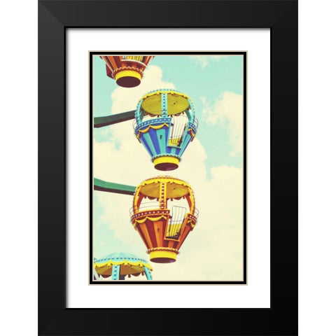 Sky Ride II Black Modern Wood Framed Art Print with Double Matting by Peck, Gail