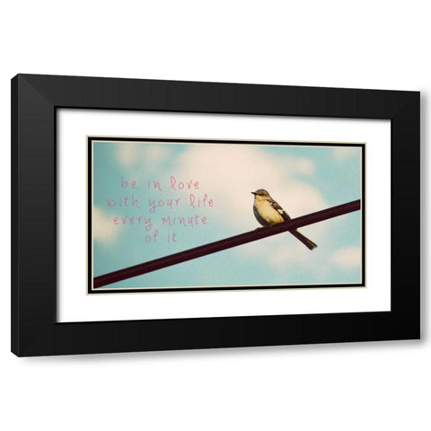 Your Life Black Modern Wood Framed Art Print with Double Matting by Peck, Gail