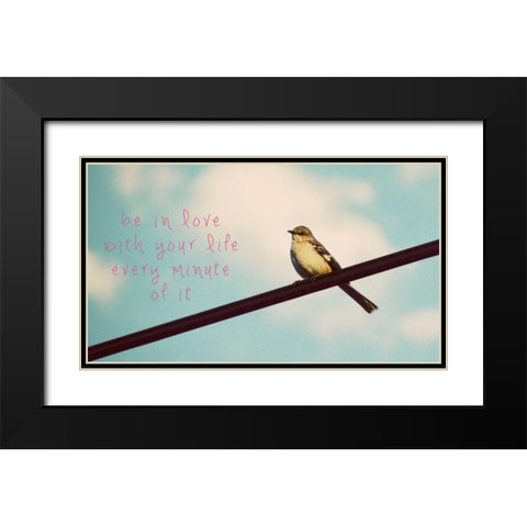 Your Life Black Modern Wood Framed Art Print with Double Matting by Peck, Gail