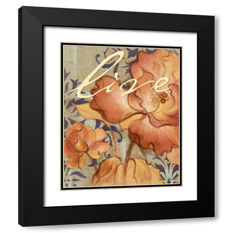 Rouge Lilac Inspiration I Black Modern Wood Framed Art Print with Double Matting by Loreth, Lanie