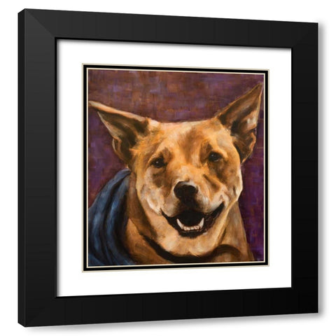 Ive Missed You Black Modern Wood Framed Art Print with Double Matting by Johnson, Walt