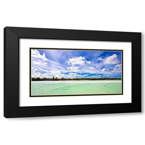Perspective from Waves Black Modern Wood Framed Art Print with Double Matting by Bryant, Susan