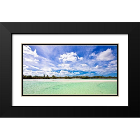Perspective from Waves Black Modern Wood Framed Art Print with Double Matting by Bryant, Susan